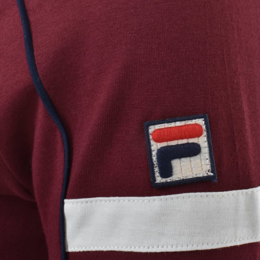 Fila burgundy shirt discount